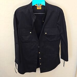 Black Tory Burch long blouse
